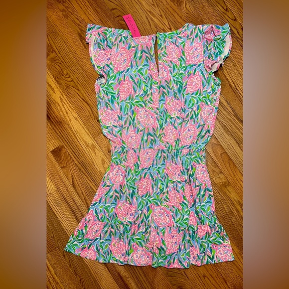 🆕 LILLY PULITZER RAVI SHORT~SLEEVED ROMPER - Picture 7 of 7